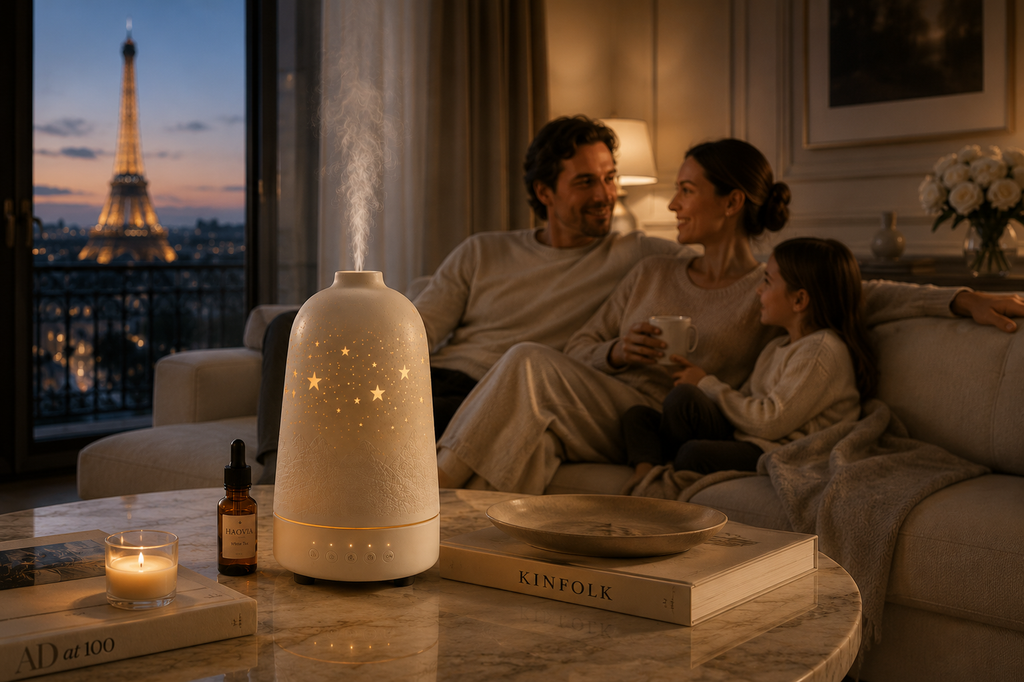 HAOVIA n.º 1 Difusor aromático de cerámica – Colección Hotel de lujo