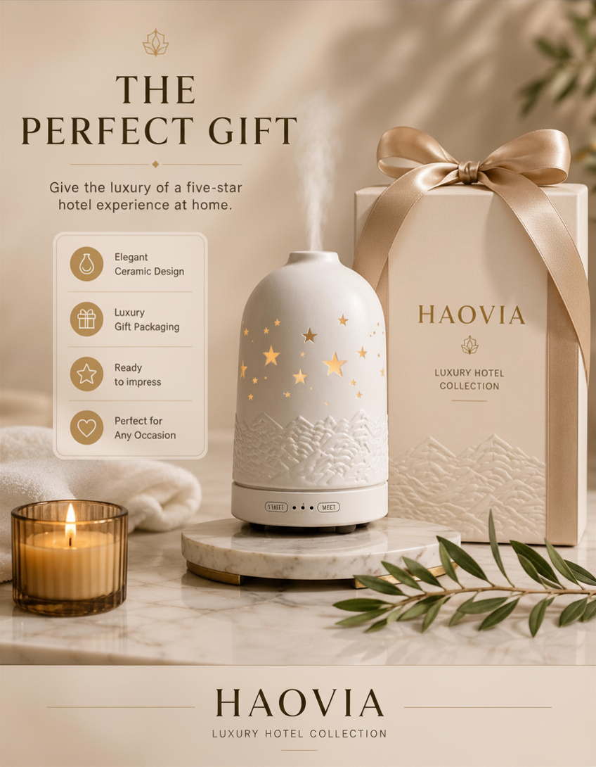 Haovia No.1 Ceramic Aroma Diffuser – Luxury Hotel Collection