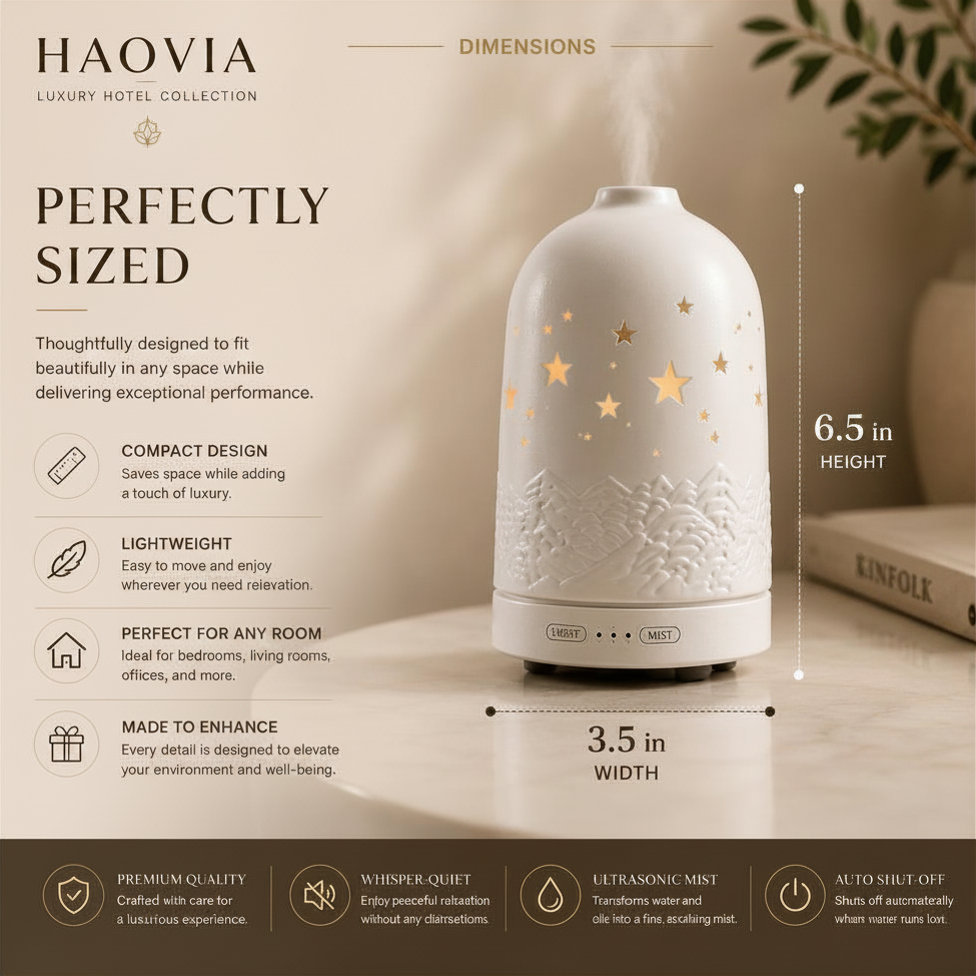 Haovia No.1 Ceramic Aroma Diffuser – Luxury Hotel Collection
